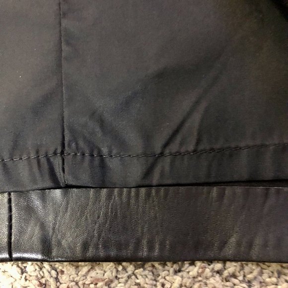 Siena Leather Skirt Womens 6 Used Black - Picture 12 of 16